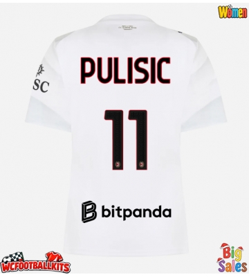 AC Milan Christian Pulisic #11 Replica Away Stadium Shirt for Women 2026-27 Short Sleeve